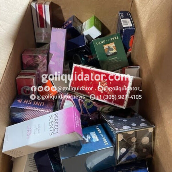 Perfumes and fragrances by pallets in wholesale liquidation