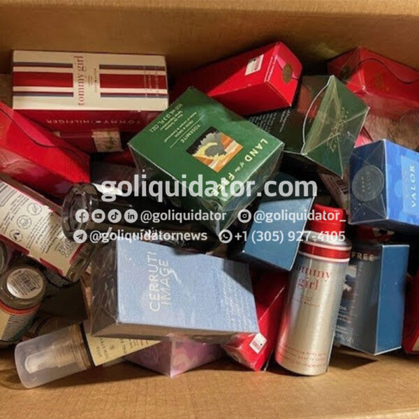 Perfumes and fragrances by pallets in wholesale liquidation