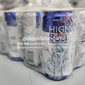 High Libid Bull energy drink per pallet, in wholesale liquidation