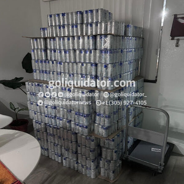 High Libid Bull energy drink per pallet, in wholesale liquidation