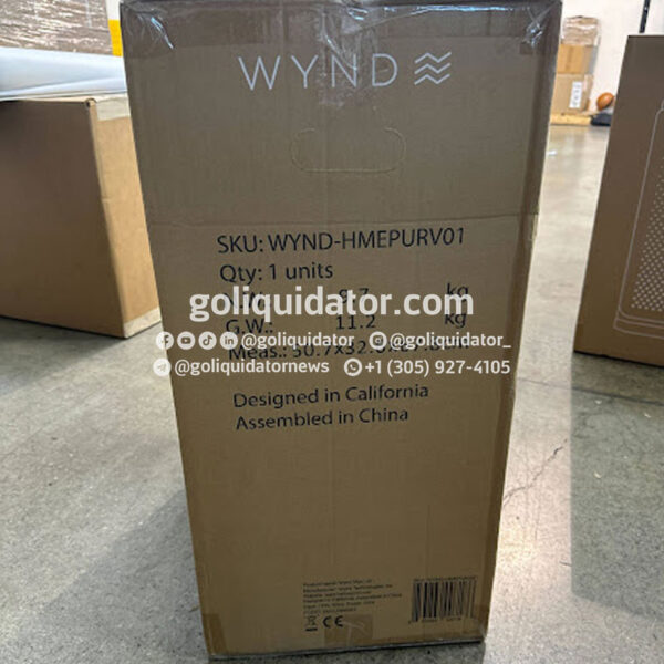 Lot of Wynd air purifiers in wholesale liquidation.