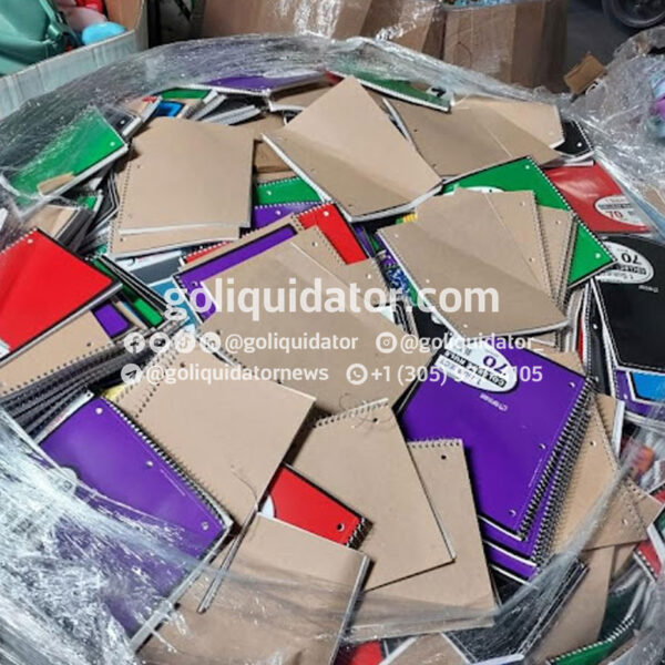 Lot of school supplies in wholesale liquidation.