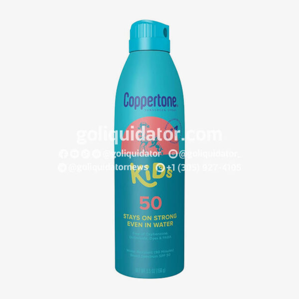 Lots of Coppertones sunscreens in wholesale liquidation