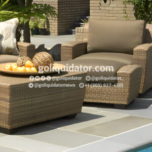 Lots of high-quality outdoor furniture in wholesale liquidation.