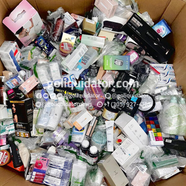 Lots of beauty, health and personal care products from Amazon, in wholesale liquidation.